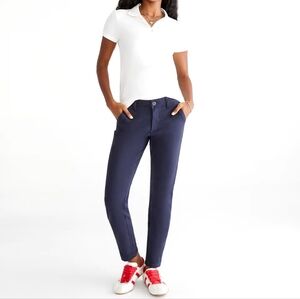 NWT Aeropostale Skinny Uniform Pants Size 27/28 Preppy Casual Collegiate